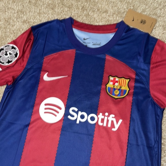 Nike FC Barcelona Gavi 2023/2024 Men’s Home Soccer Jersey🆕 - Picture 5 of 6